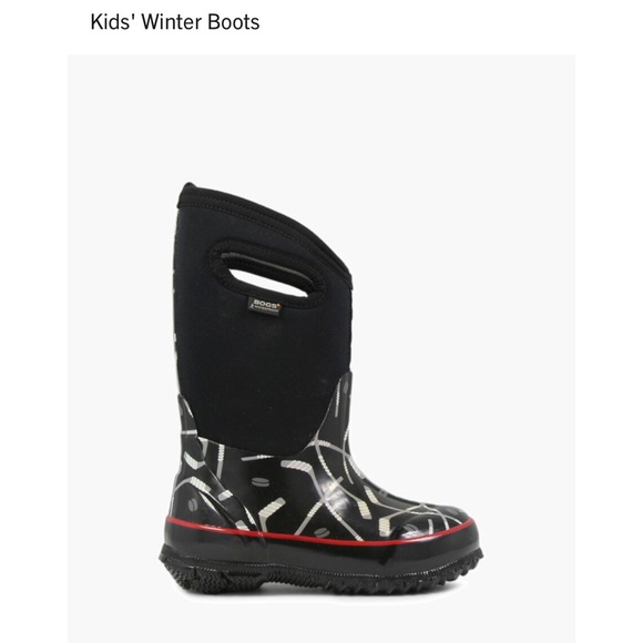 Classic Hockey Bogs kids size 4 - Picture 8 of 9